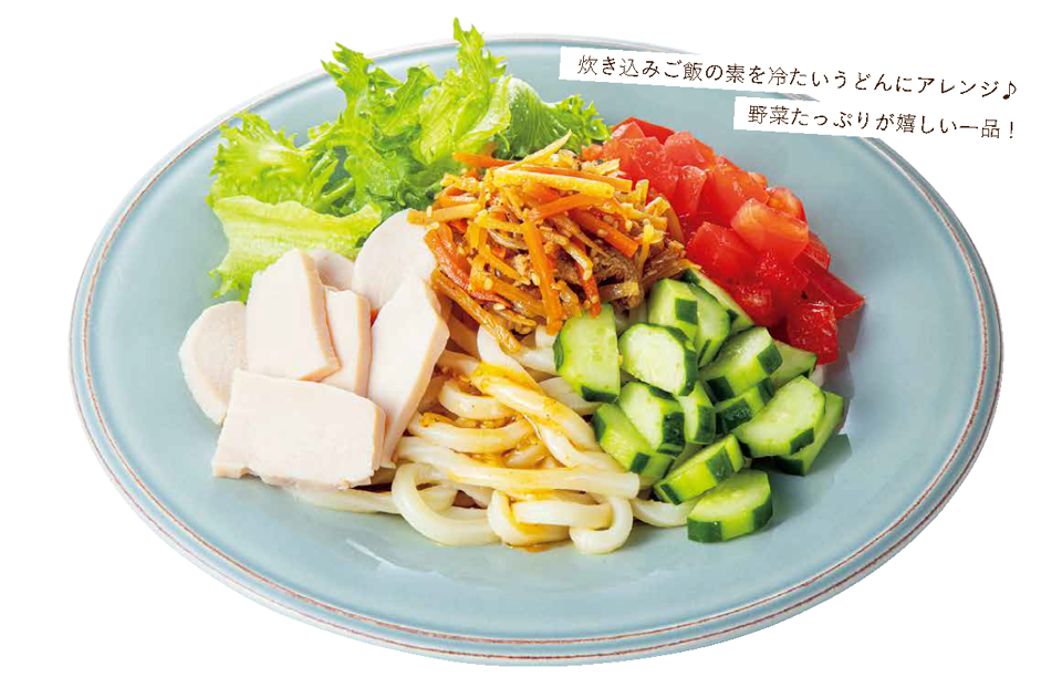 つめたいきんぴらサラダうどん