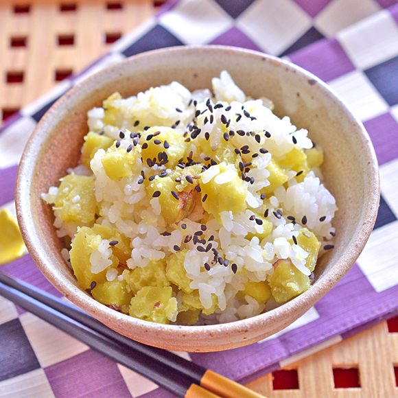 簡単！ 炊飯器で、さつまいもご飯