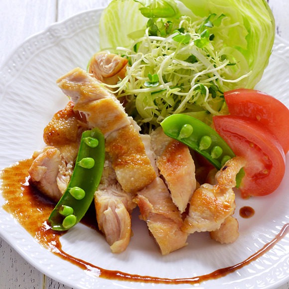 鶏ムネ肉のやわらかチキンステーキ