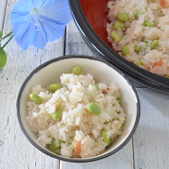 梅香る枝豆ごはん