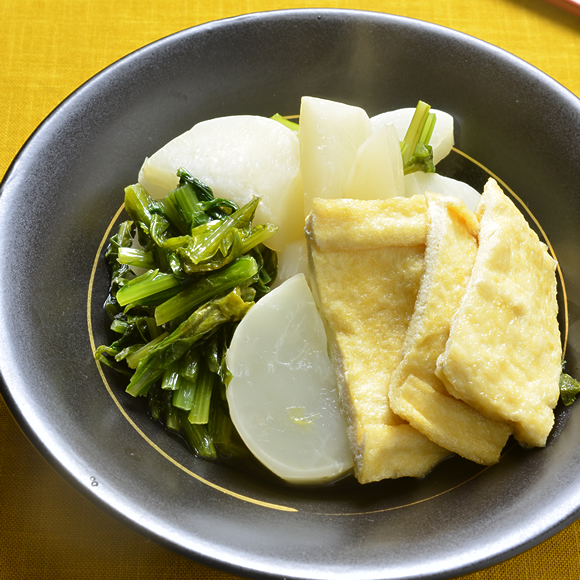 かぶとお揚げさんのふくめ煮