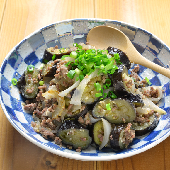 ご飯がすすむ！なすの肉味噌炒め