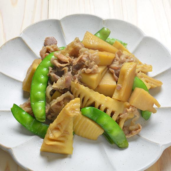 筍と豚肉の炒り煮