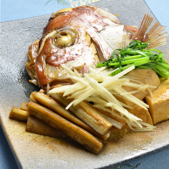 料亭の味、鯛のかぶと煮