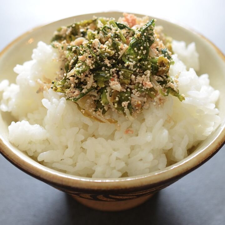 作り置きおかずシリーズ「大根菜のふんわりごちそうふりかけ」