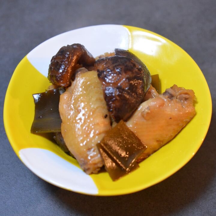＜サステナブルなレシピ＞どんこしいたけと手羽のふくめ煮