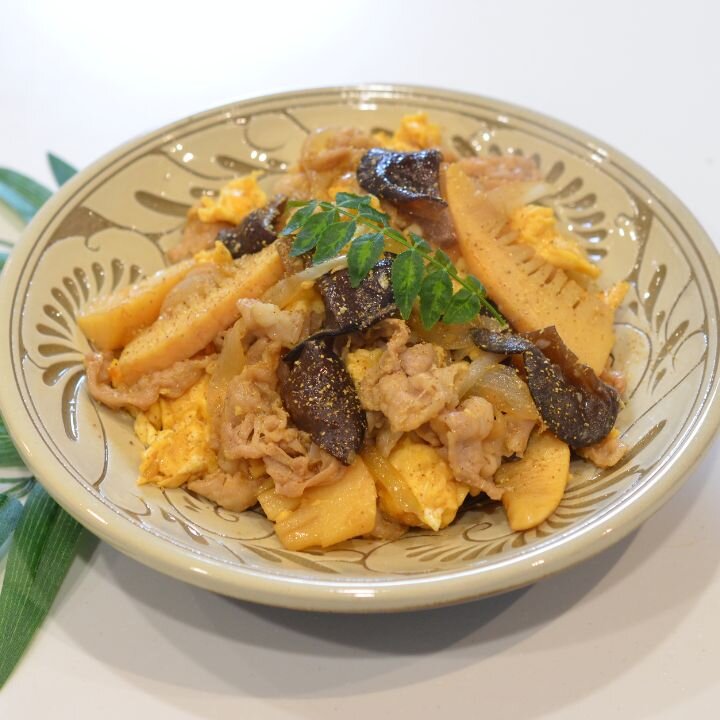 ＜サステナブルなレシピ＞生きくらげと豚肉、たまご炒め