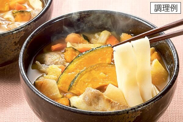1/2日分緑黄色野菜が摂れる！かぼちゃ好きのかぼちゃほうとう 2人前