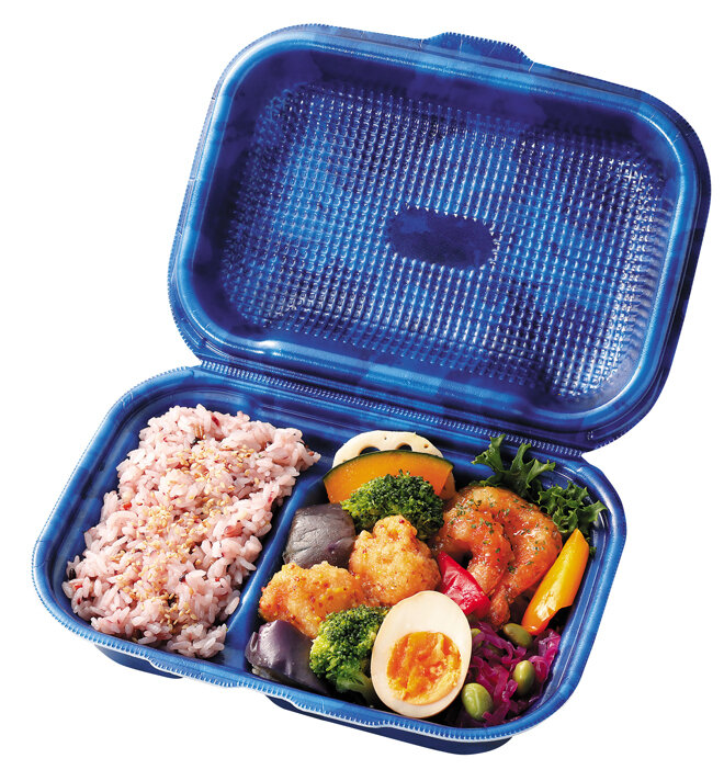 「ガーリックシュリンプ＆チキンのお弁当」
