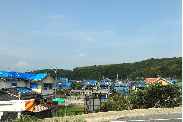 岡山県倉敷市内の様子（8/29撮影）