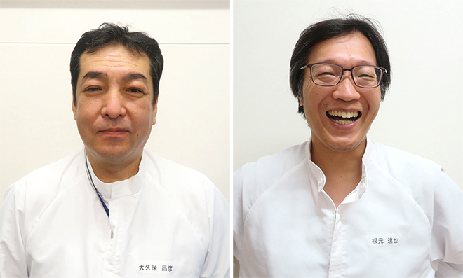 大久保昌彦さんと根元達也さんの写真
